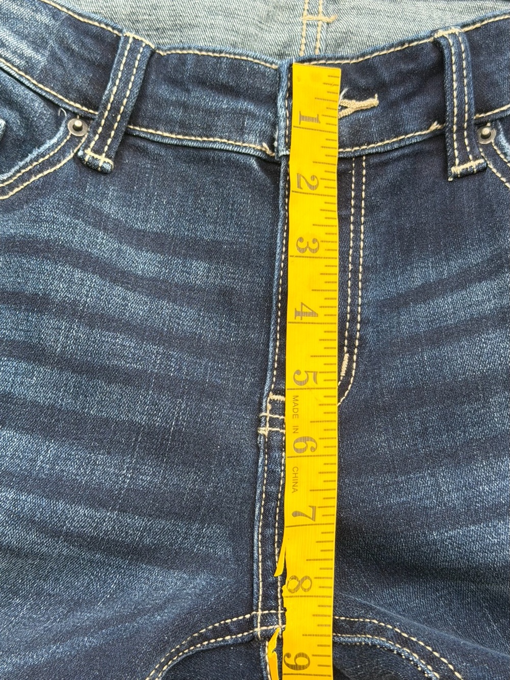 BKE Payton Straight Jeans Women’s 27x32 Dark Wash Mid Rise Stretch Denim - Picture 8 of 10